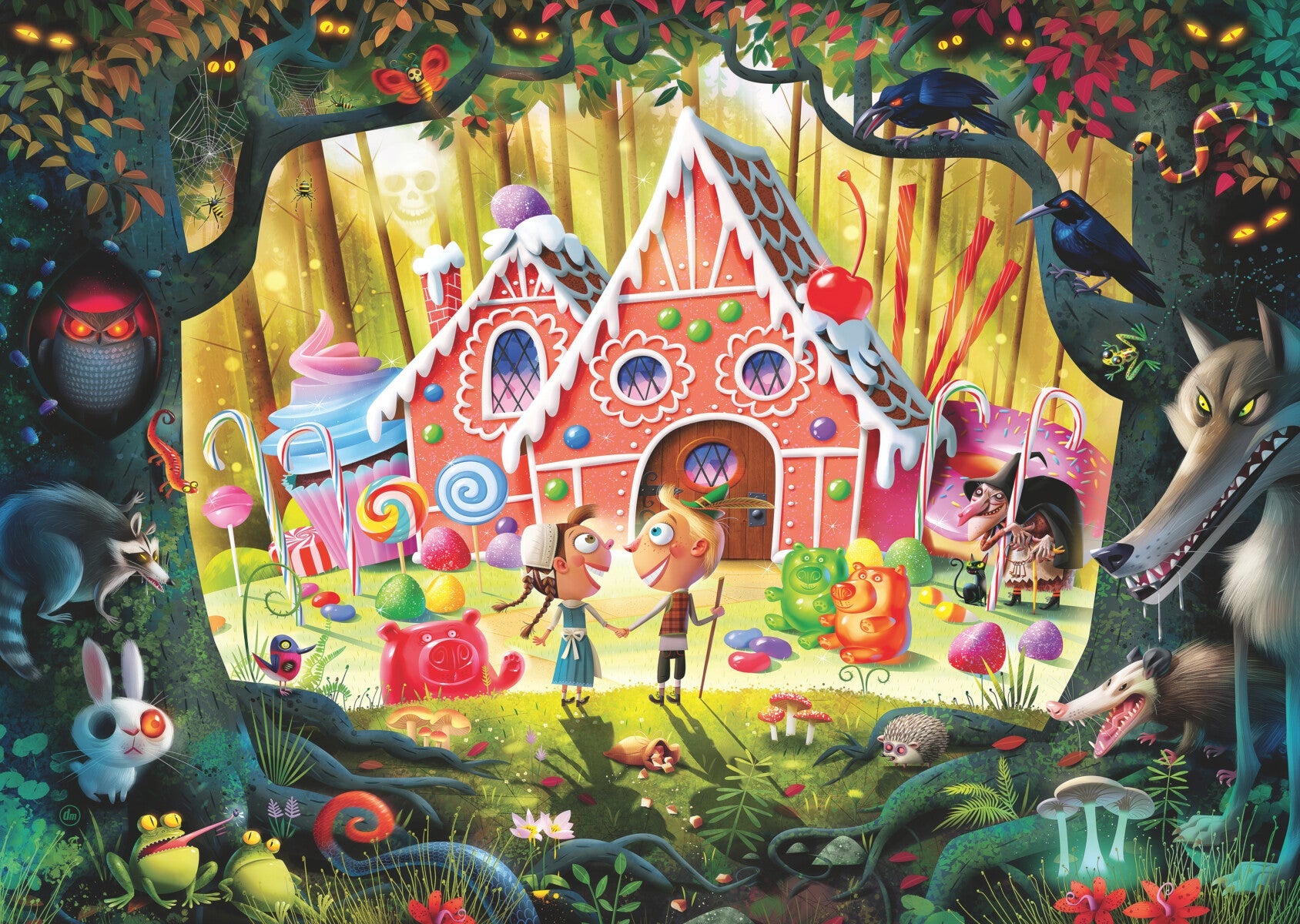 Puslespill 1000 Hans og Grete Ravensburger