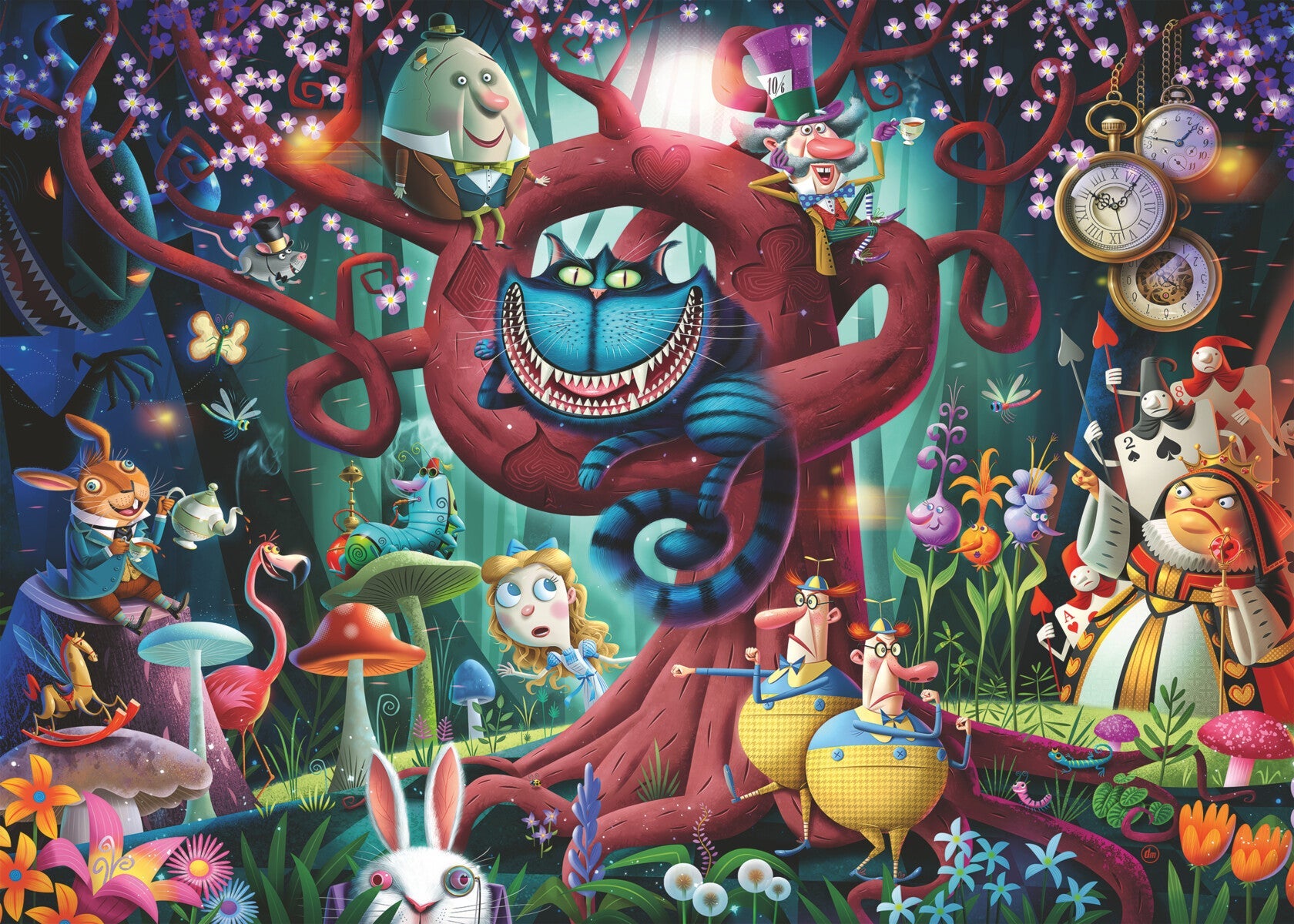 Puslespill 1000 Alice i Eventyr Ravensburger
