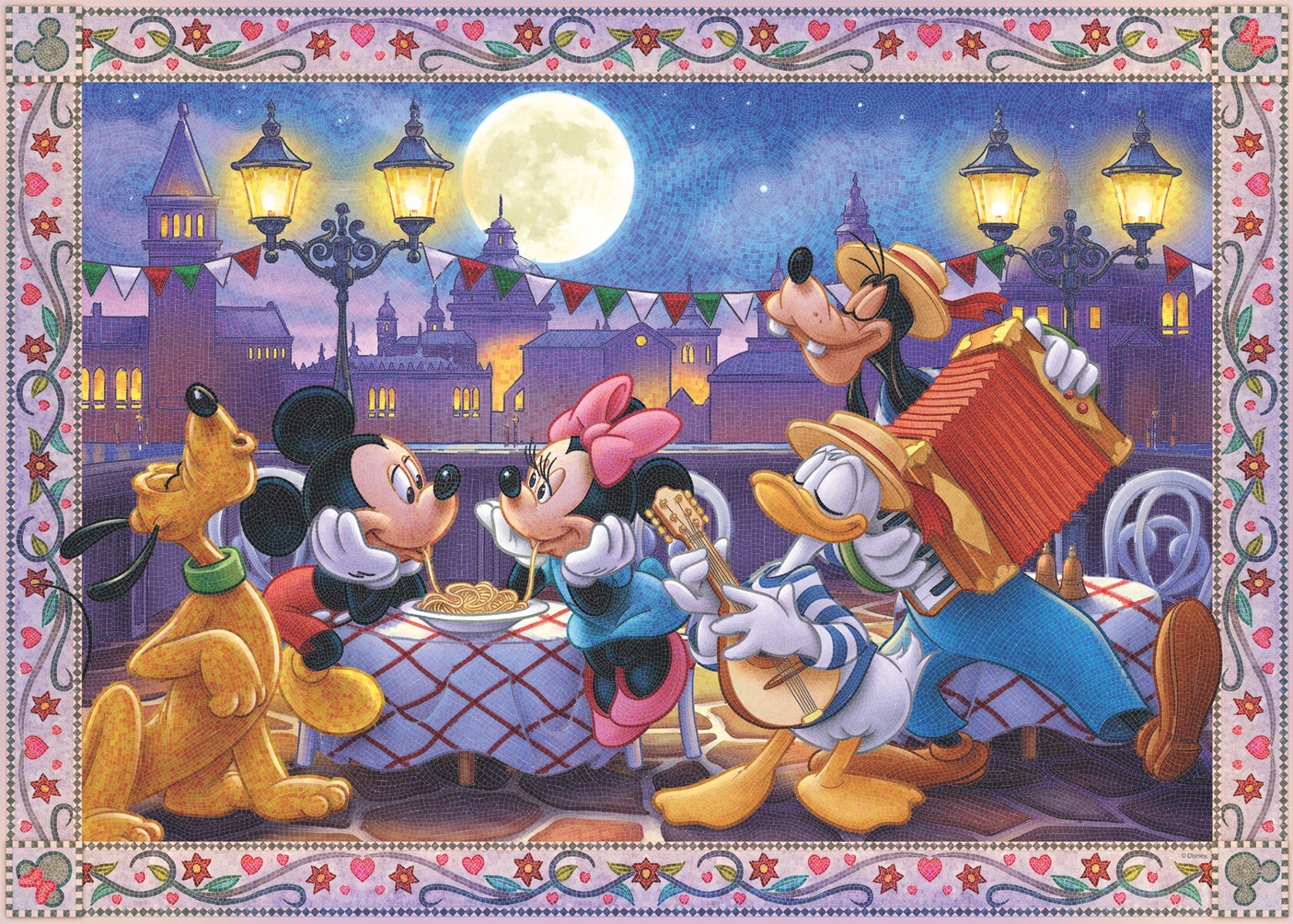 Puslespill 1000 Mikke Mus Ravensburger