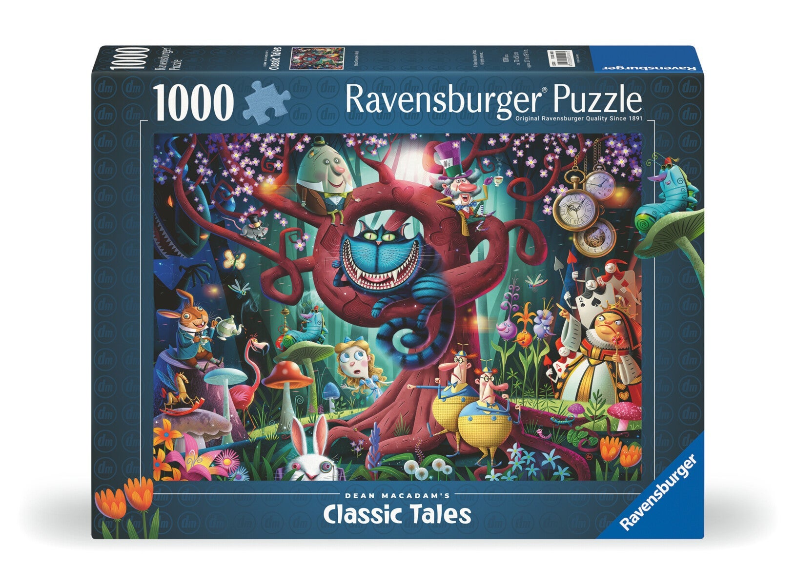 Puslespill 1000 Alice i Eventyr Ravensburger