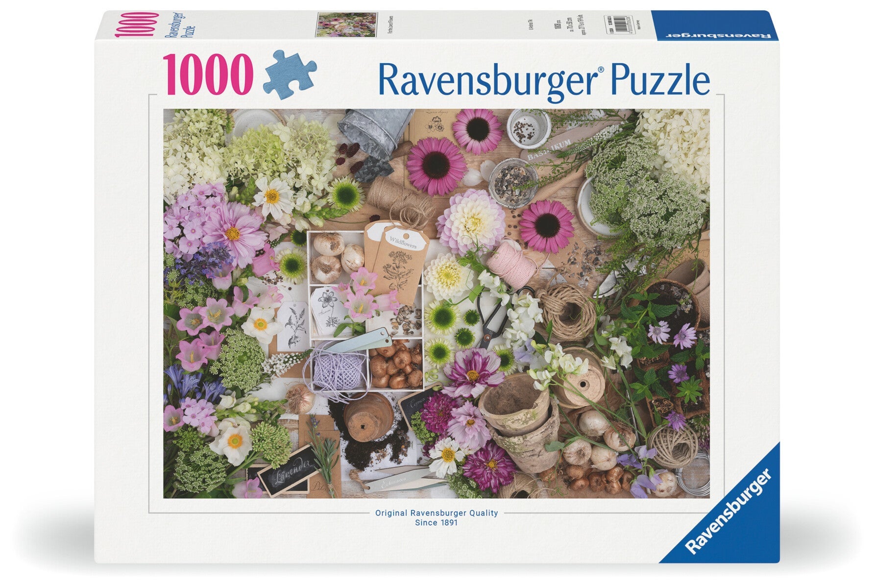 Puslespill 1000 Blomster Ravensburger