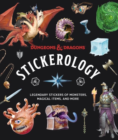 Dungeons & Dragons Stickerology - Legendary Stickers of Monsters, Magical Items, and More: Stickers for Journals, Water Bottles, Laptops, Planners, and More