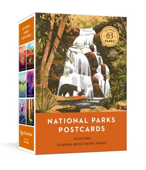 National Parks Postcards - 100 Illustrations That Celebrate America's Natural Wonders
