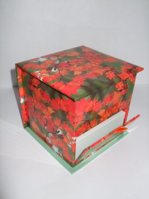Memo Block: Autumn Leaf
