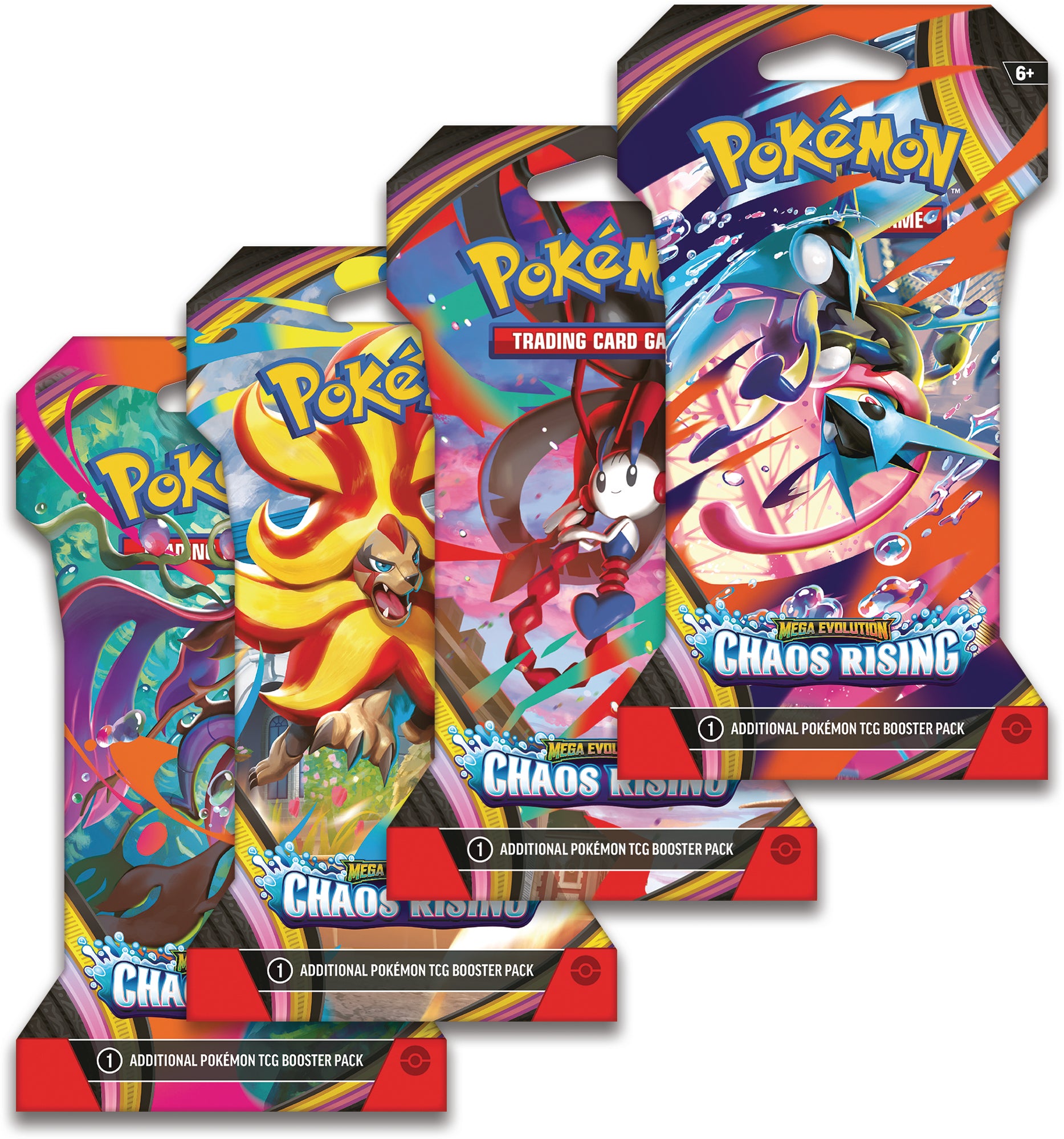 Pokemon Mega Evolution 4 Chaos Rising Blister 1pk