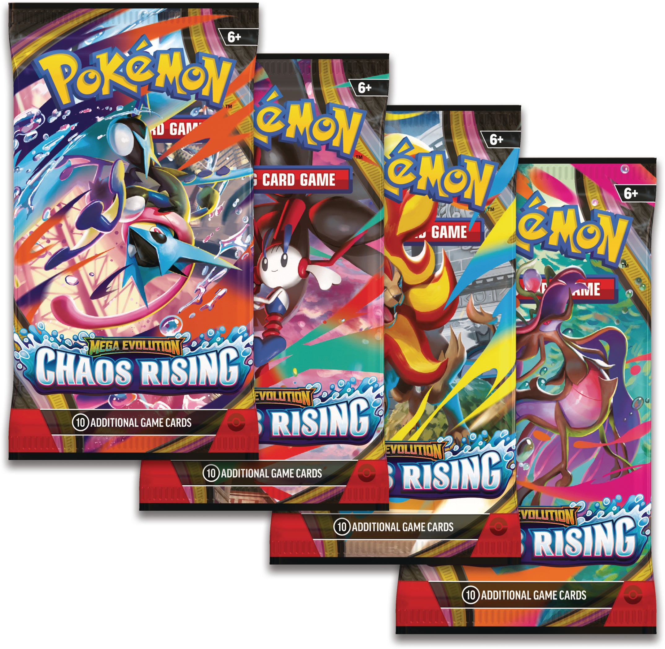 Pokemon Mega Evolution 4 Chaos Rising Booster 1pk