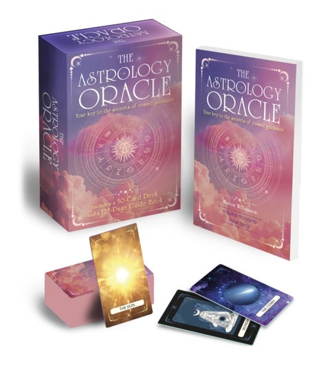 The Astrology Oracle Book & Card Deck - Includes a 50-Card Deck and a 128-Page Guide Book