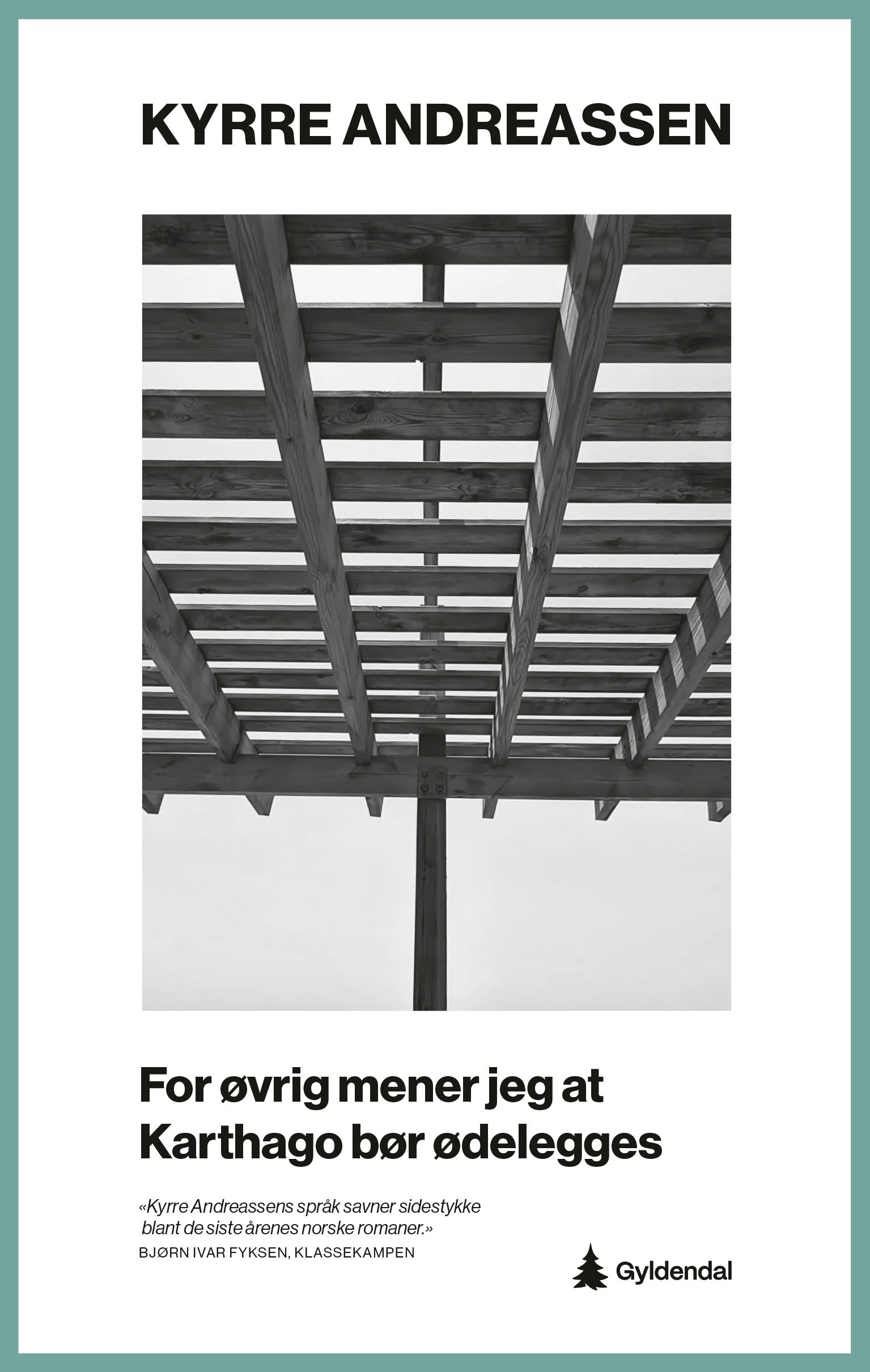For øvrig mener jeg at Karthago bør ødelegges