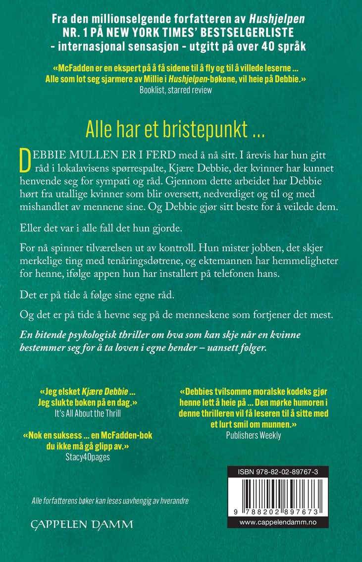Kjære Debbie