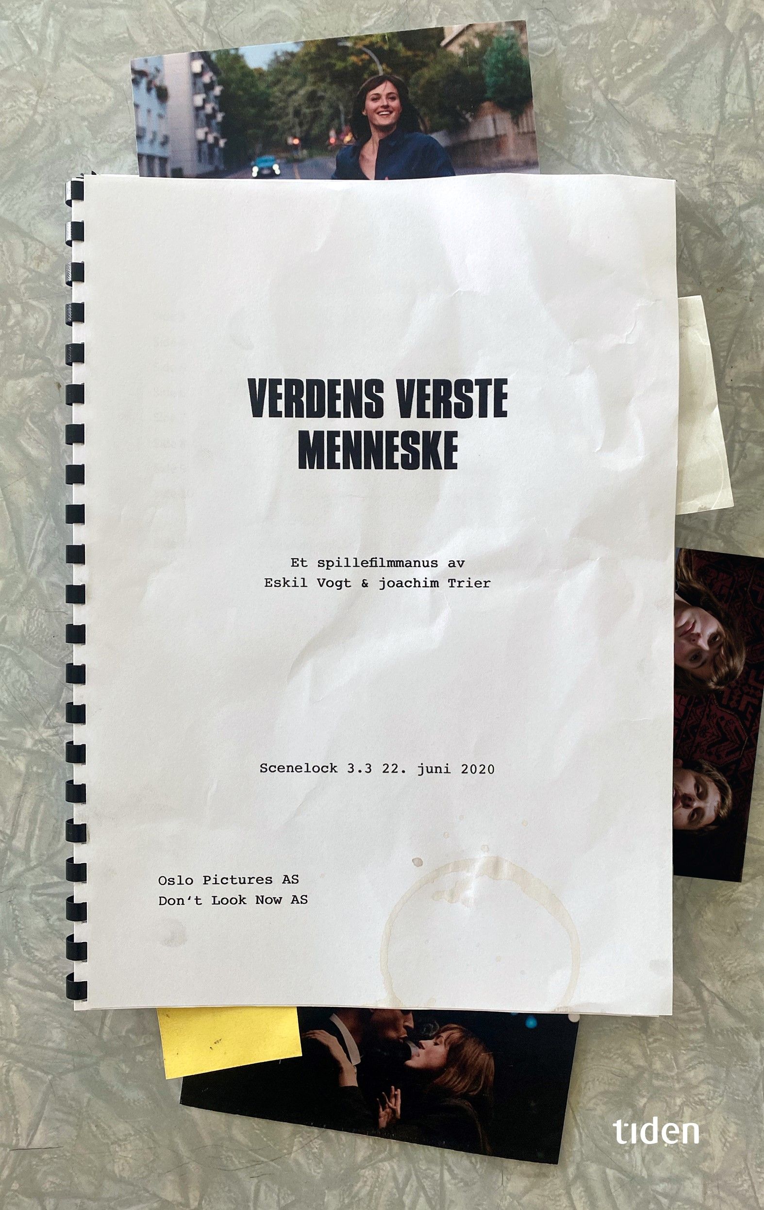 Verdens verste menneske - filmmanus