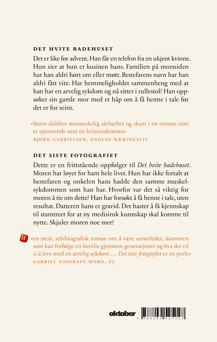 Det hvite badehuset  Det siste fotografiet