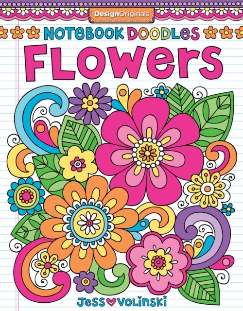 Notebook Doodles Flowers - Coloring & Activity Book
