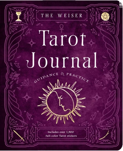 The Weiser Tarot Journal - Guidance and Practice (for use with any Tarot deck—includes 208 specially designed journal pages and 1,920 full-color Tarot stickers to use in recording your readings)