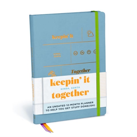 Knock Knock Keepin’ It Kinda, Sorta Together Large Hardcover Planner