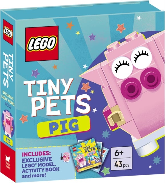 LEGO® Books. Tiny Pets: Pig (with exclusive pig mini-build, paper crafts, stickers and activity book)