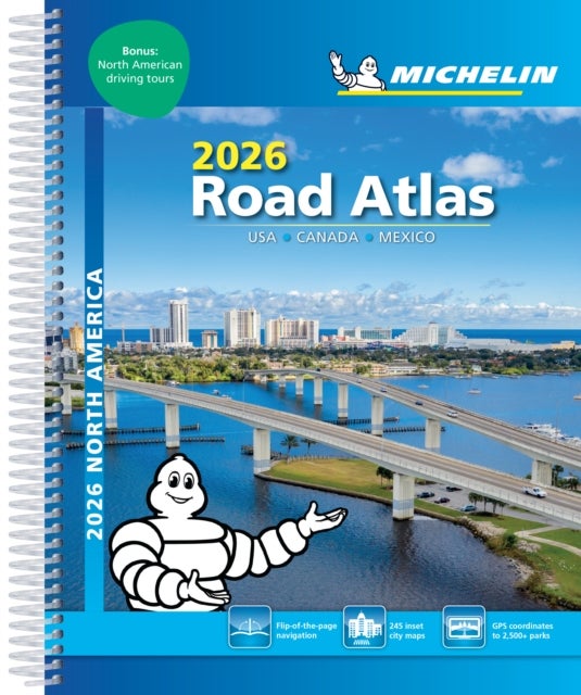 USA Canada Mexico - 2026 Road Atlas (A4-Spiral)