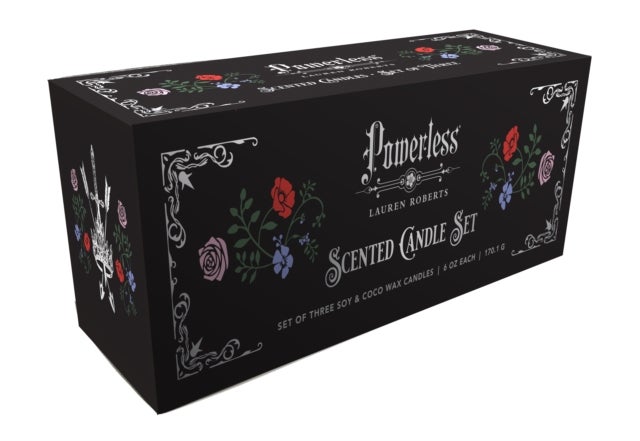 Lauren Roberts: Powerless Trilogy Scented Glass Candle Set (Set of 3)