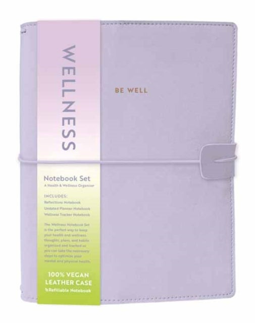 Wellness Notebook Set - Health & Wellness Organizer, A