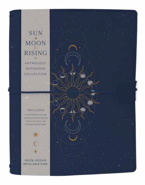 Sun Moon Rising Astrology Notebook Set - (Refillable Notebook)