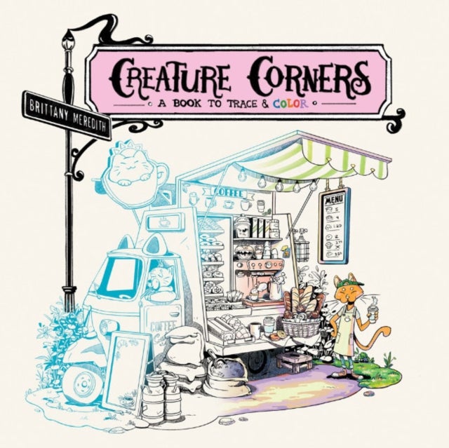 Creature Corners - A Book to Trace and Color