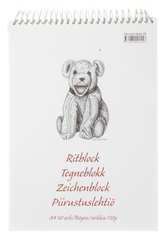 Tegneblokk Hunder A4 50 Ark