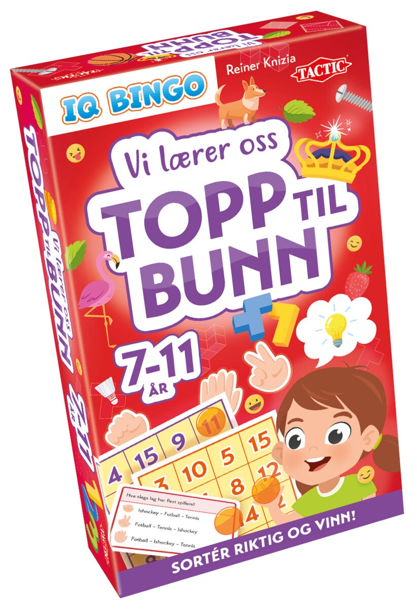 Spill Vi Lærer Oss Iq Bingo