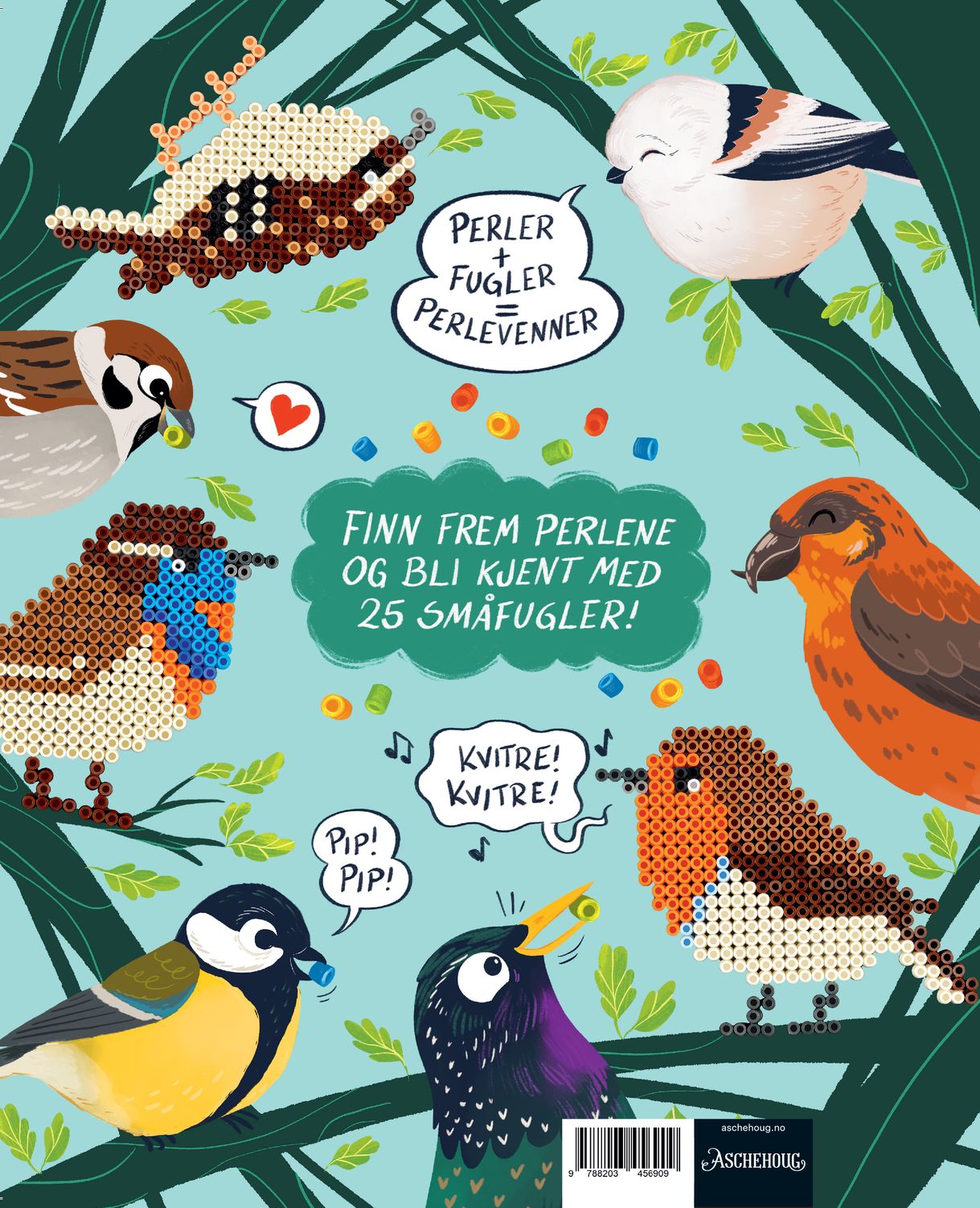 25 småfugler du kan perle!