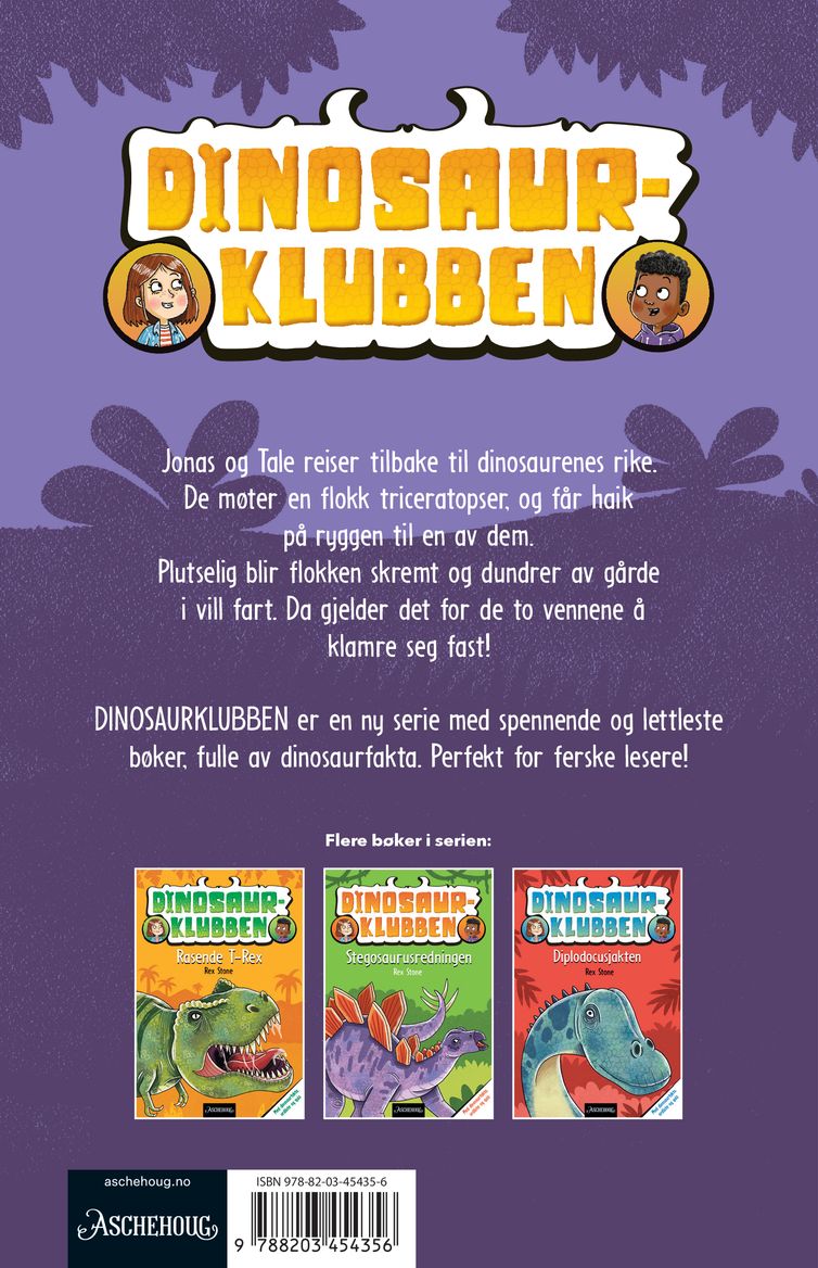 Trampende triceratops