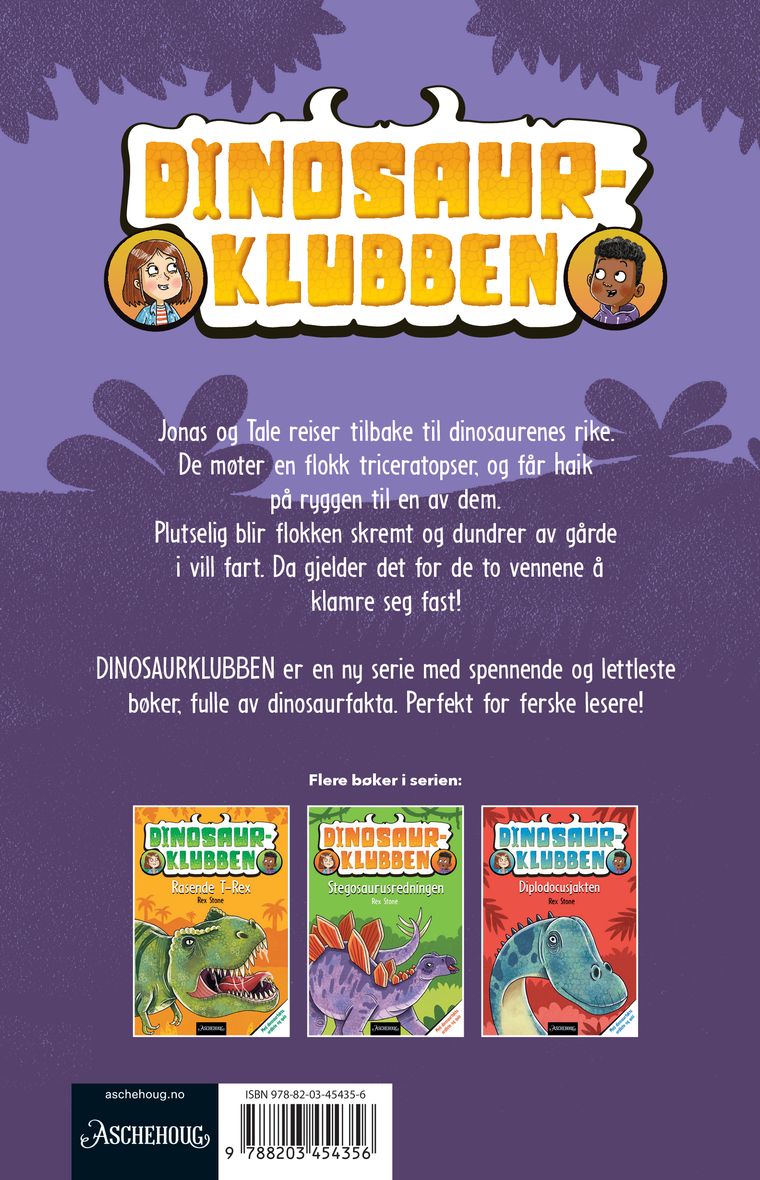 Trampende triceratops