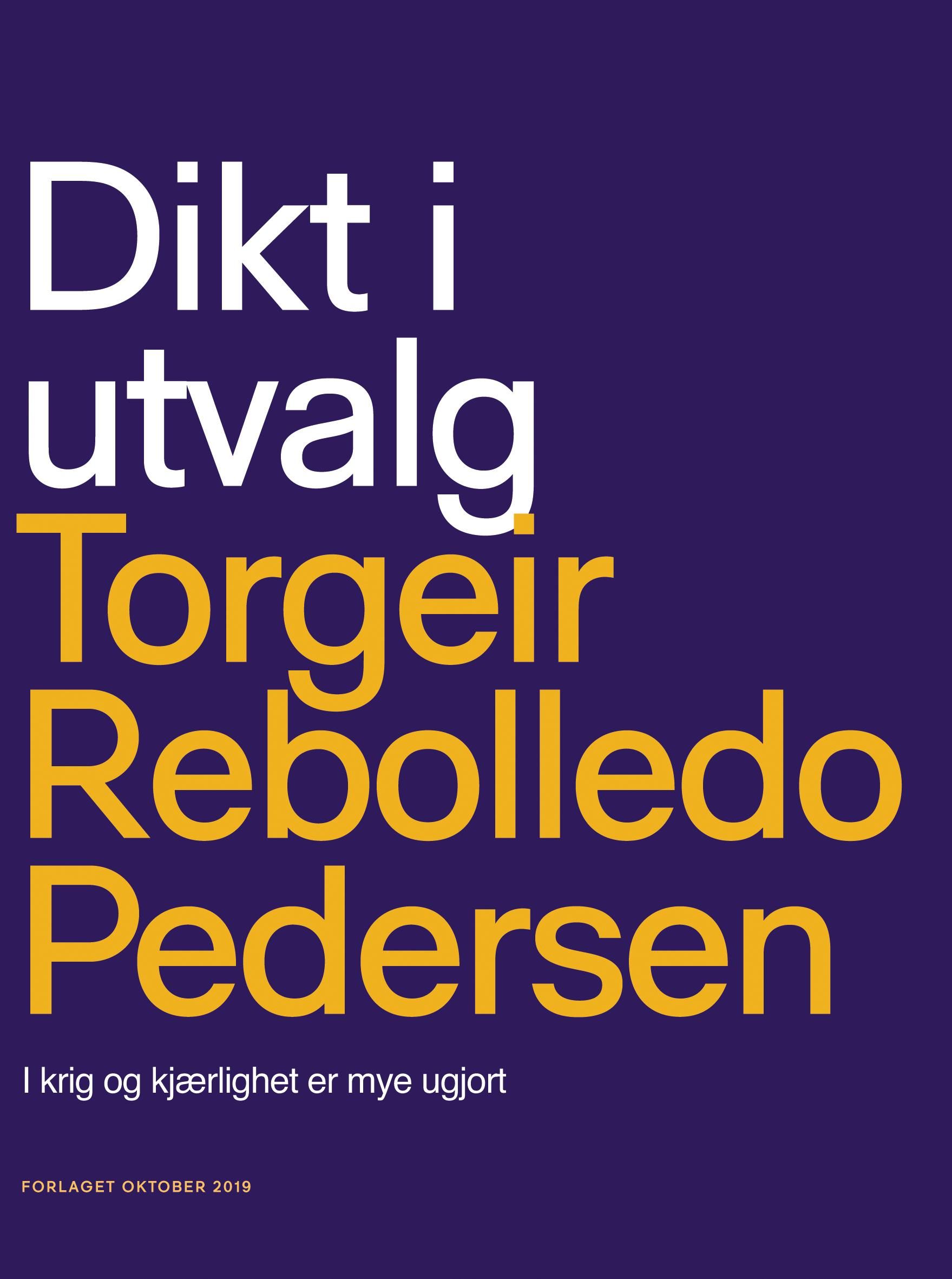 Dikt i utvalg - i krig og kjærlighet er mye ugjort