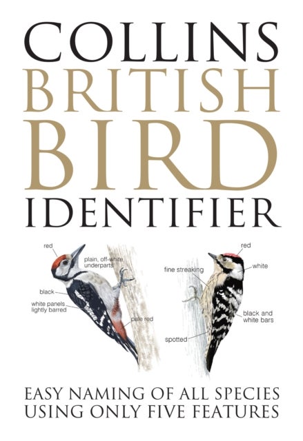 Collins British Bird Identifier - Easily Name All Species Using Only 5 Features with the 5 Id Method