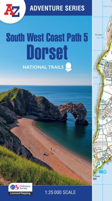 South West Coast Path 5 – Dorset - With Ordnance Survey Mapping