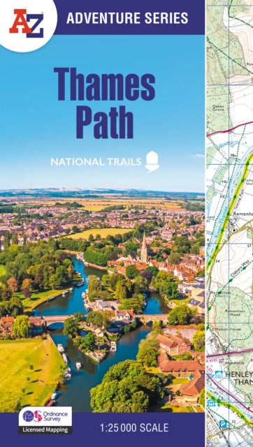 Thames Path - With Ordnance Survey Mapping