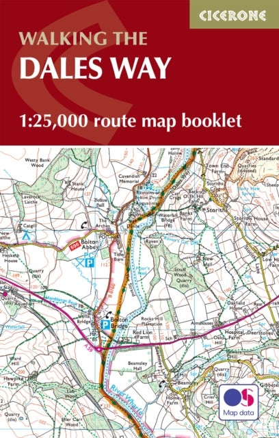 The Dales Way Map Booklet - 1,25:000 route map booklet