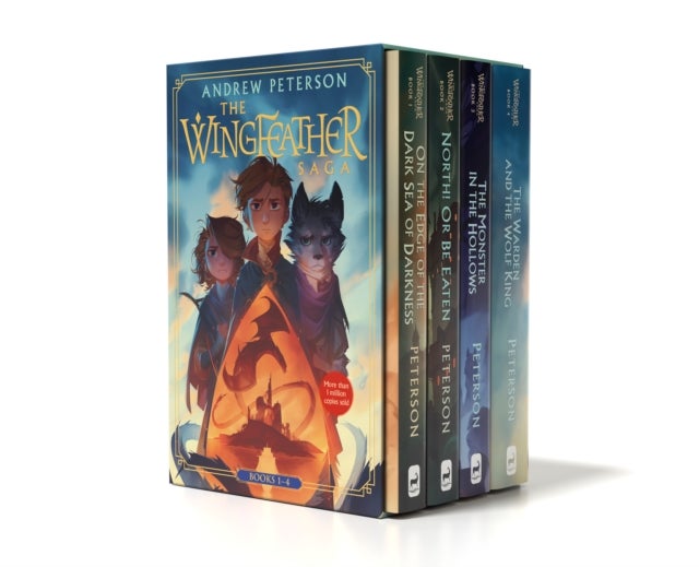 Wingfeather Saga Boxed Set - On the Edge of the Dark Sea of Darkness; North! Or Be Eaten; The Monster in the Hollows; The Warden and the Wolf King