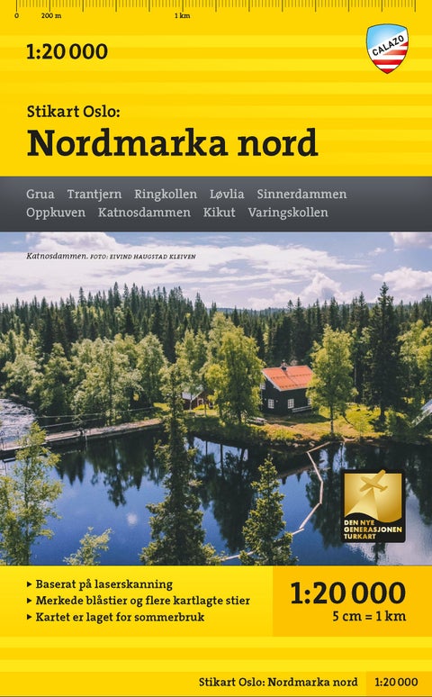 Stikart Oslo - Nordmarka nord