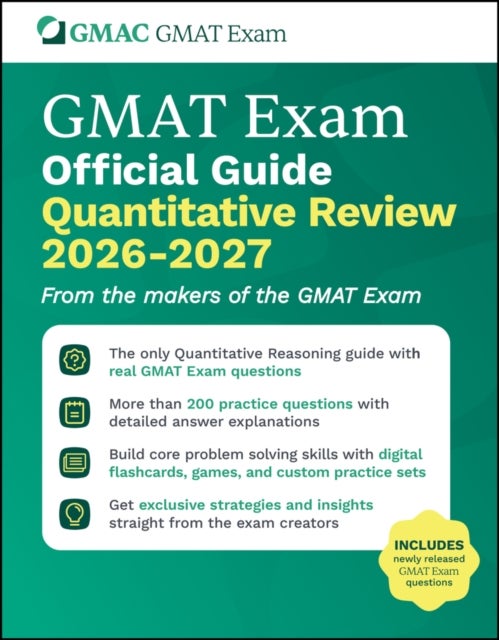 GMAT Official Guide Quantitative Review 2026 - 2027 - Book + Online Question Bank