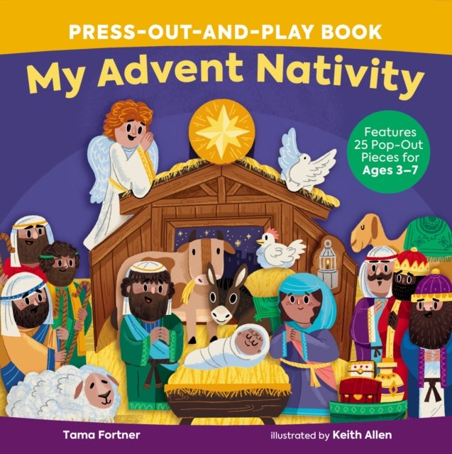 My Advent Nativity Press-Out-and-Play Book - Features 25 Pop-Out Pieces for Ages 3–7