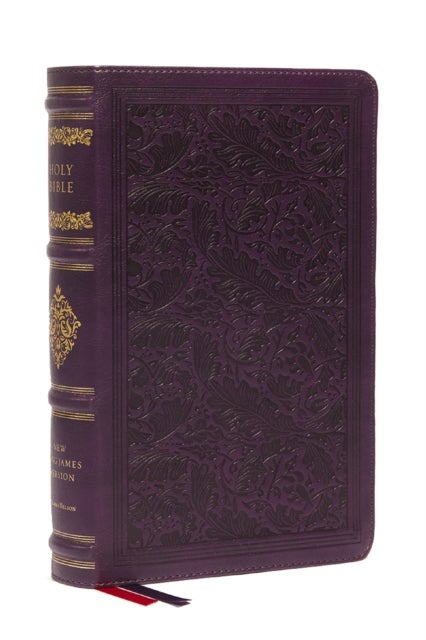 NKJV Large Print Reference Bible, Purple Leathersoft, Red Letter, Comfort Print (Sovereign Collection) - Holy Bible, New King James Version