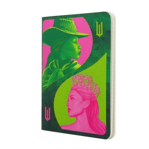 Pink Goes Good with Green (Wicked Collection) A6 Unlined Cahier