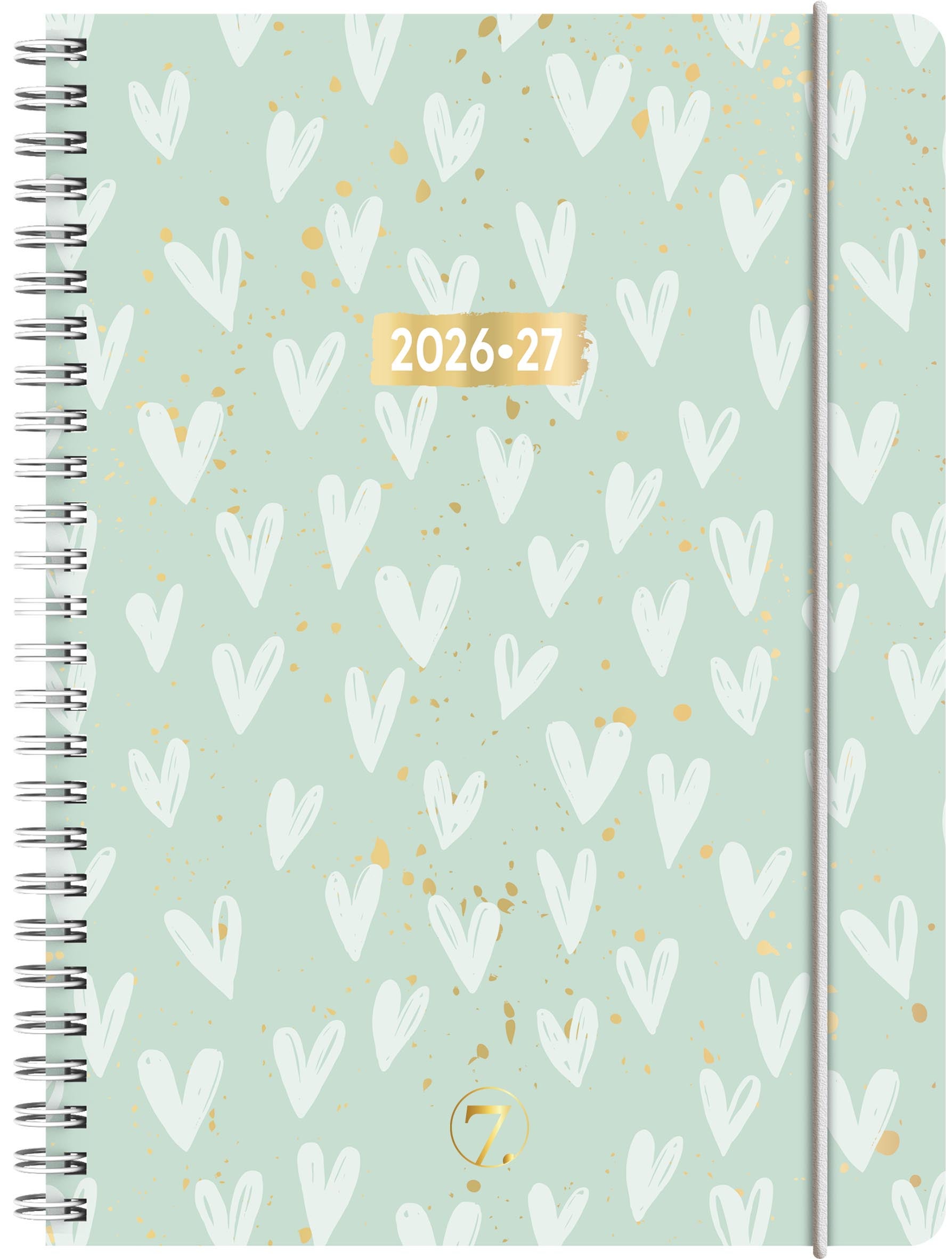 Ukeplan 7.Sans 26/27 Hearts A5