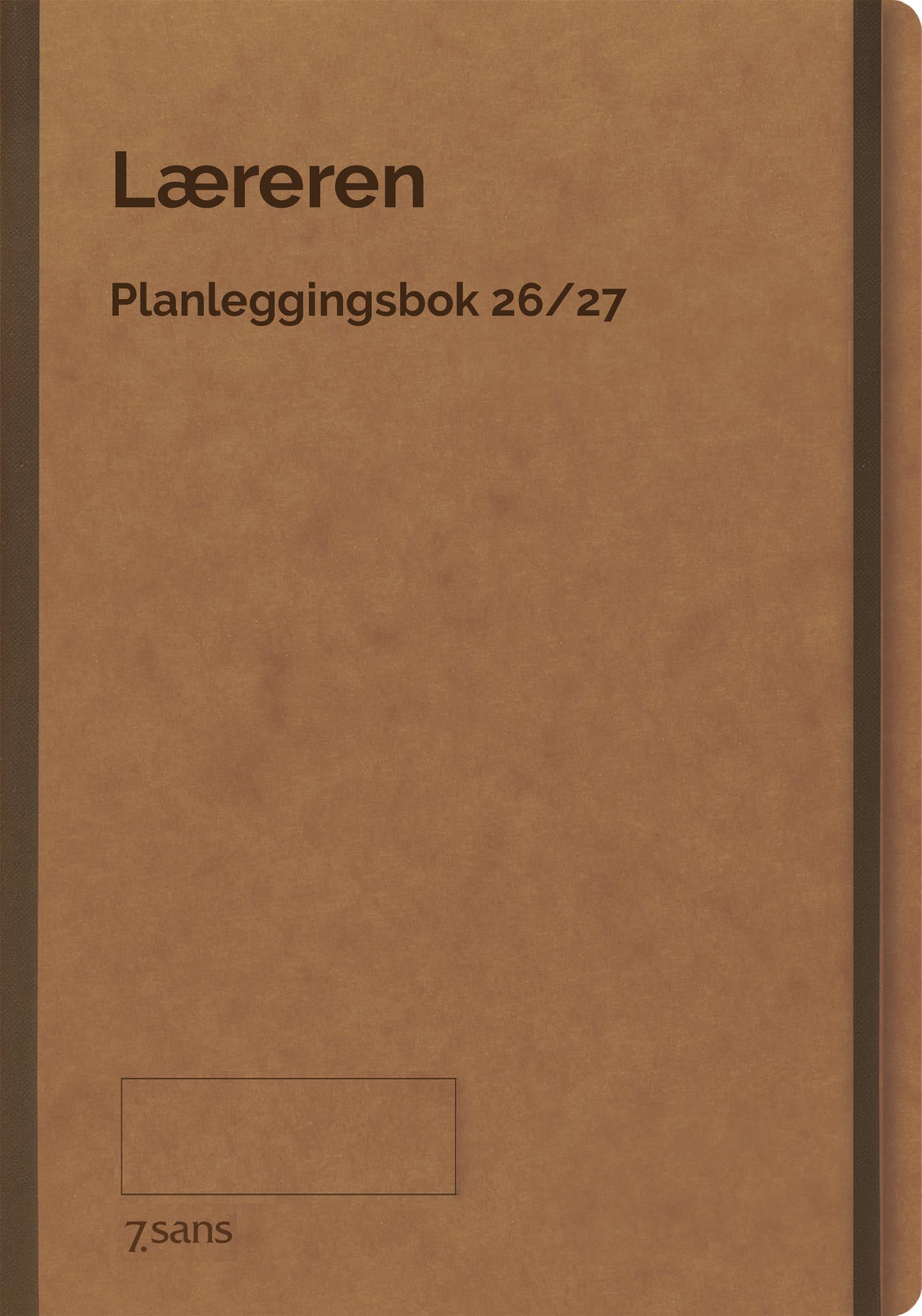 Kalender7.Sans 26/27 Lærer Natur Innbundet