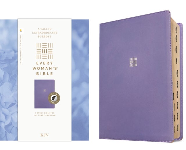 KJV Every Woman's Bible, Filament Enabled (Leatherlike, Periwinkle Purple, Indexed, Red Letter) - King James Version, Periwinkle Purple, Leatherlike, Filament Enabled, Every Woman's, Indexed, Red Letter