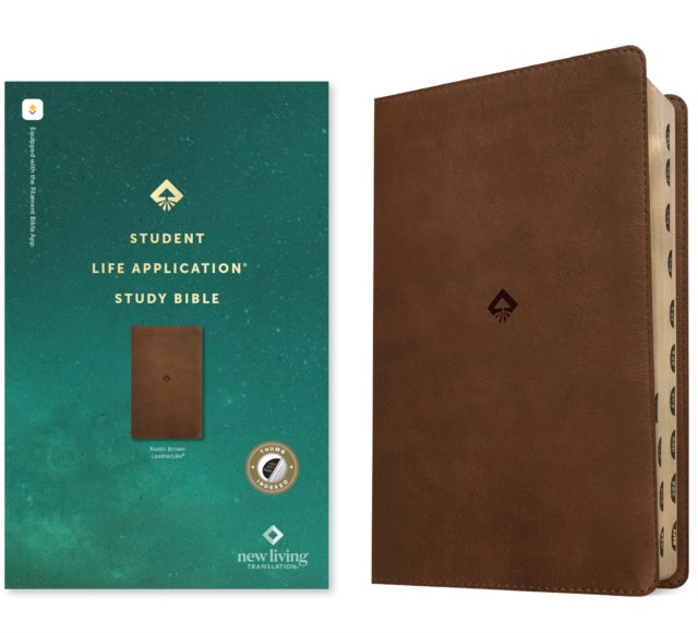 NLT Student Life Application Study Bible, Filament Enabled (Leatherlike, Rustic Brown, Indexed, Red Letter)