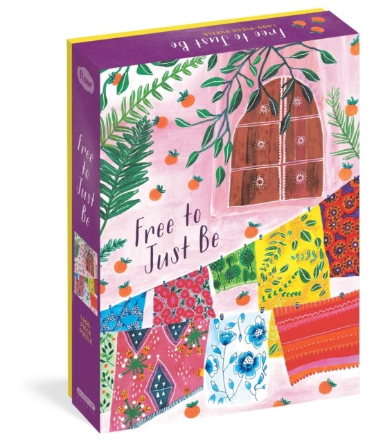 Free to Just Be 1,000-Piece Puzzle - (Flow) for Adults Families Picture Quote Mindfulness Game Gift Jigsaw 26 3/8” x 18 7/8”