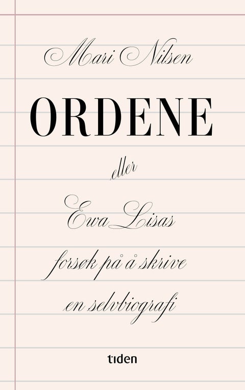 Ordene, eller Ewa Lisas forsøk på å skrive en selvbiografi - fortelling
