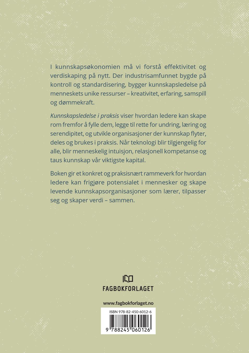 Kunnskapsledelse i praksis