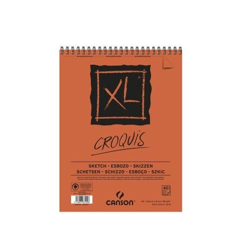 Tegneblokk Canson XL 60 ark 90 gr A5 - Croquis