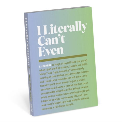 Knock Knock Literally Can’t Even Mini Inner Truth Journal (Pastel Version)