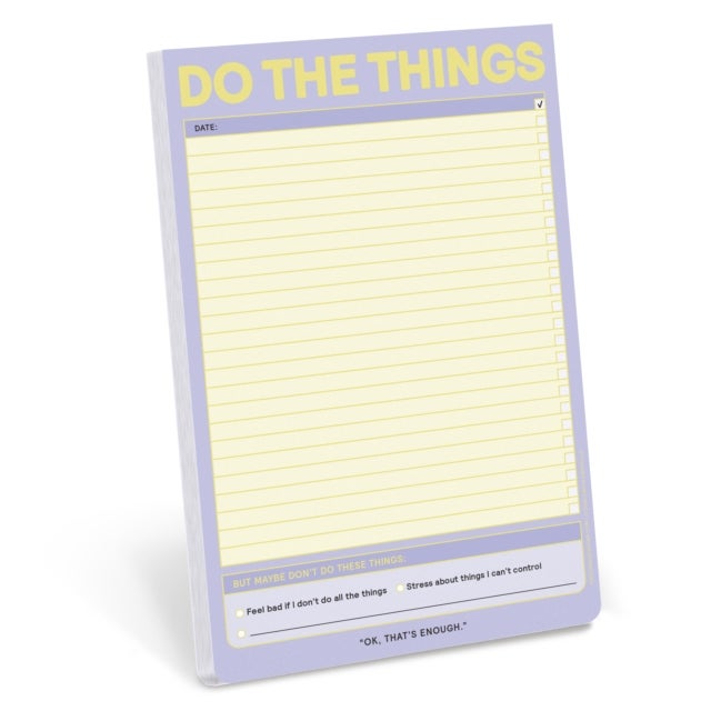 Knock Knock Do the Things Pad (Pastel Version)